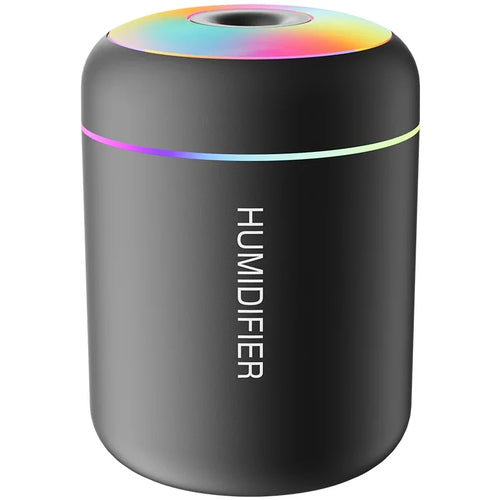 180ML Mini USB Electric Aroma Diffuser and Humidifier with Essential Oil Purification and Ambient Lighting for Home, Car, and Bedroom