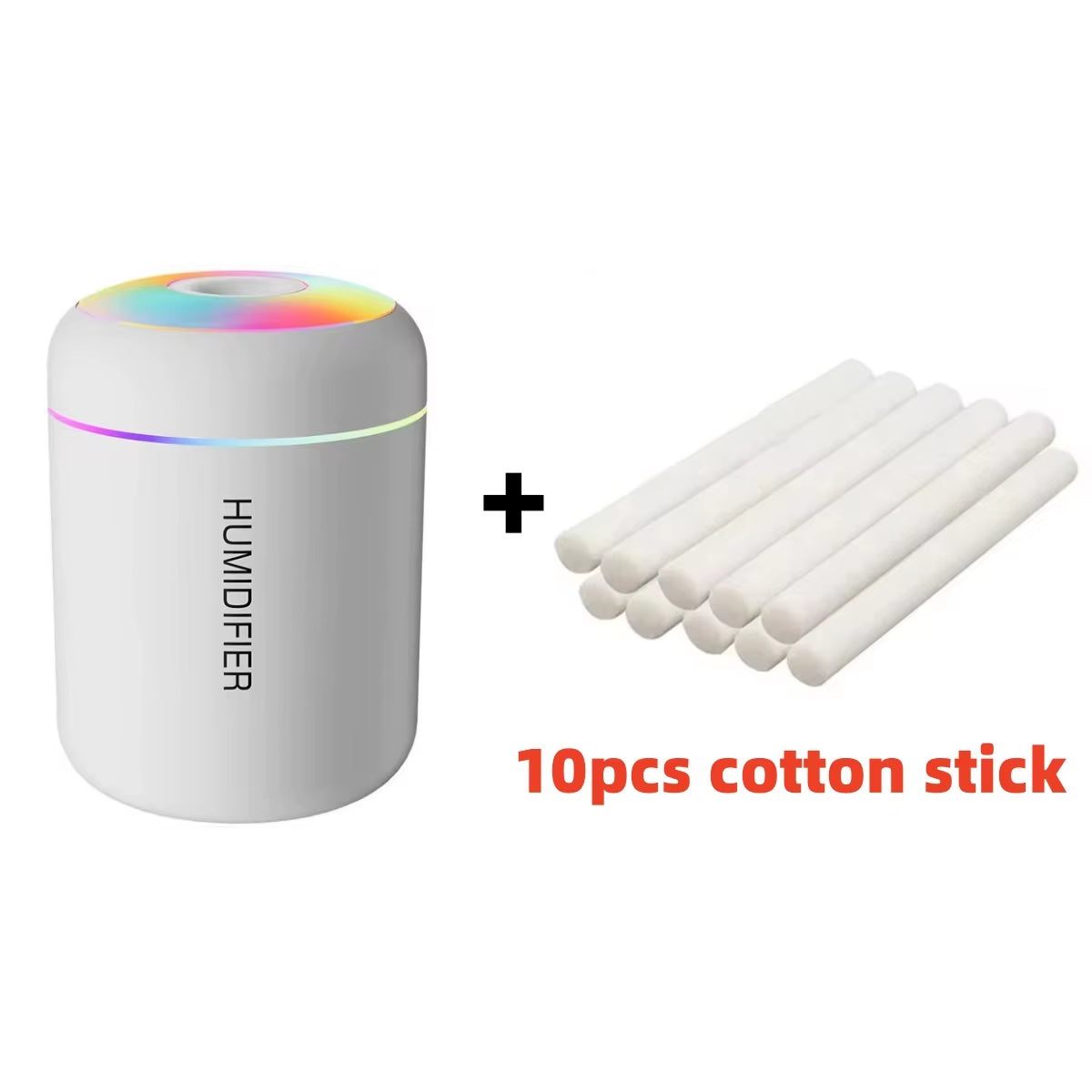 180ML Mini USB Electric Aroma Diffuser and Humidifier with Essential Oil Purification and Ambient Lighting for Home, Car, and Bedroom